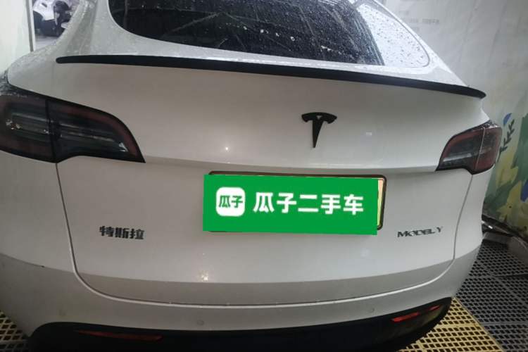 Used Tesla Model Y 2021 Long-Range All-Wheel-Drive Version 3D7 Rear