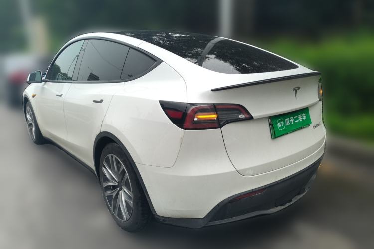 Used Tesla Model Y 2021 Performance High-Performance All-Wheel-Drive Version Rear Left 45 Deg