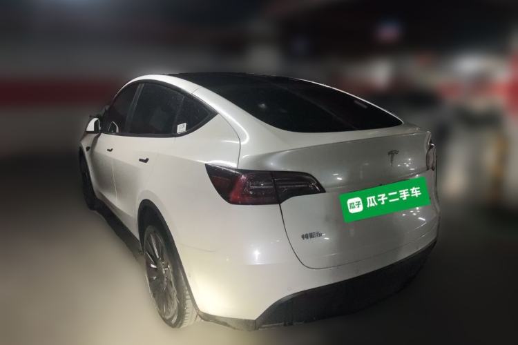 Used Tesla Model Y 2021 Standard Range Rear-Wheel Drive Version Rear Left 45 Deg