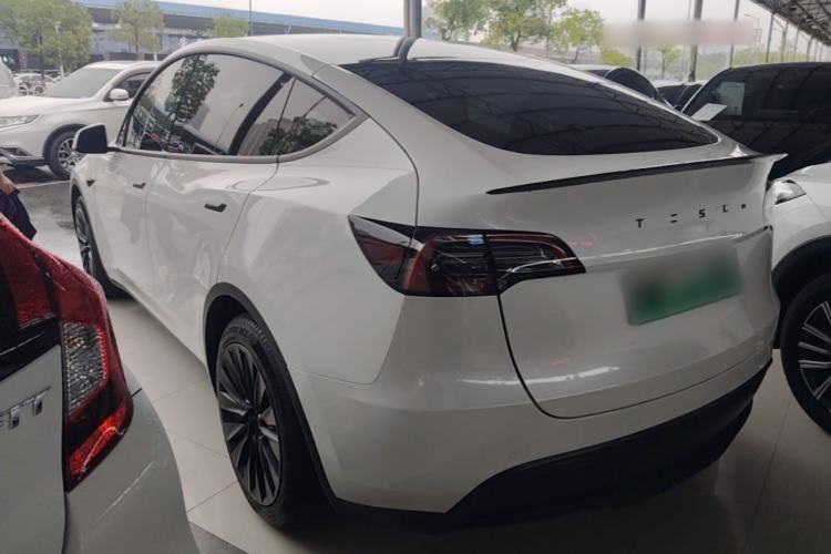 Used Tesla Model Y 2021 Standard Range Rear-Wheel Drive Version Rear Left 45 Deg