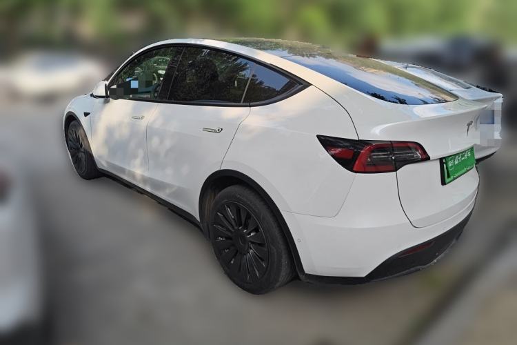 Used Tesla Model Y 2021 Standard Range Rear-Wheel Drive Version Rear Left 45 Deg