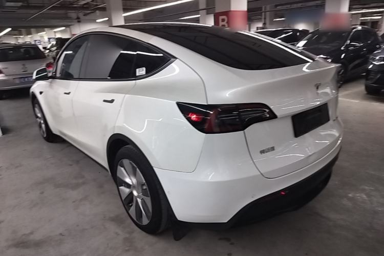 Used Tesla Model Y 2021 Standard Range Rear-Wheel Drive Version Rear Left 45 Deg