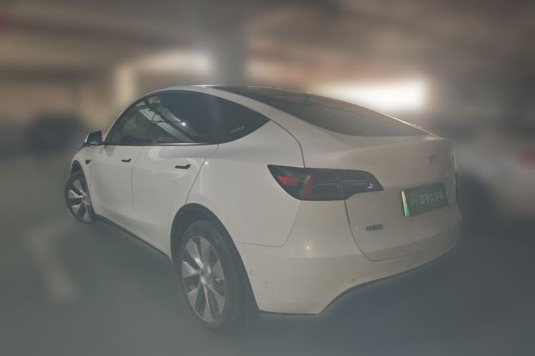 Used Tesla Model Y 2021 Standard Range Rear-Wheel Drive Version Rear Left 45 Deg