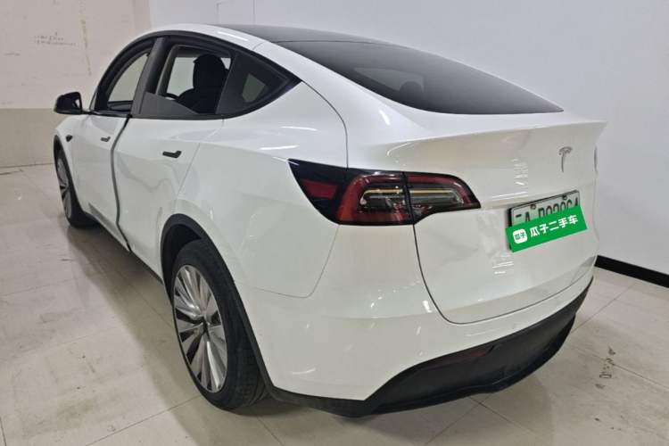 Used Tesla Model Y 2021 Long-Range All-Wheel-Drive Version Rear Left 45 Deg