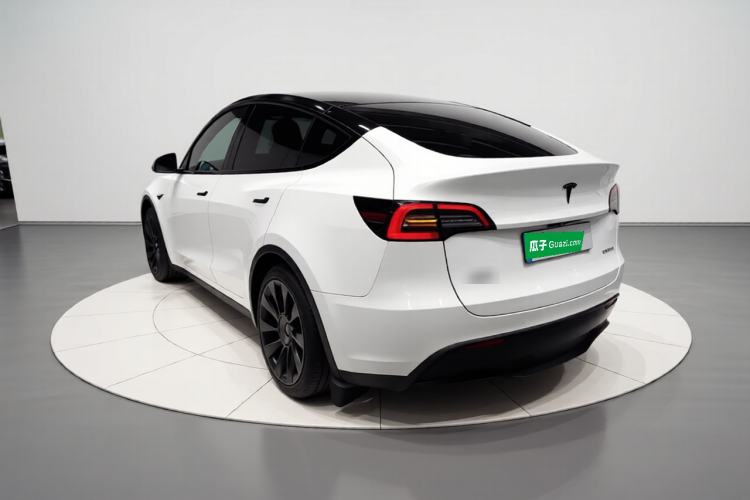Used Tesla Model Y 2021 Standard Range Rear-Wheel Drive Version Rear Left 45 Deg