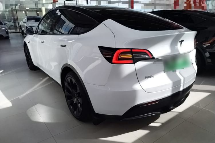 Used Tesla Model Y 2021 Standard Range Rear-Wheel Drive Version Rear Left 45 Deg