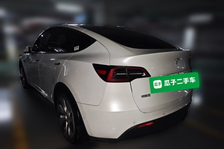 Used Tesla Model Y 2021 Standard Range Rear-Wheel Drive Version Rear Left 45 Deg