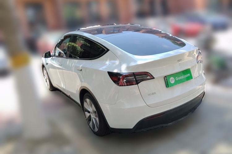 Used Tesla Model Y 2021 Standard Range Rear-Wheel Drive Version Rear Left 45 Deg