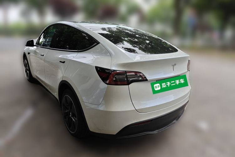 Used Tesla Model Y 2021 Long-Range All-Wheel-Drive Version Rear Left 45 Deg