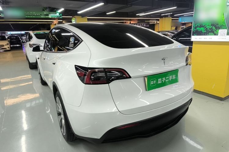 Used Tesla Model Y 2021 Long-Range All-Wheel-Drive Version Rear Left 45 Deg