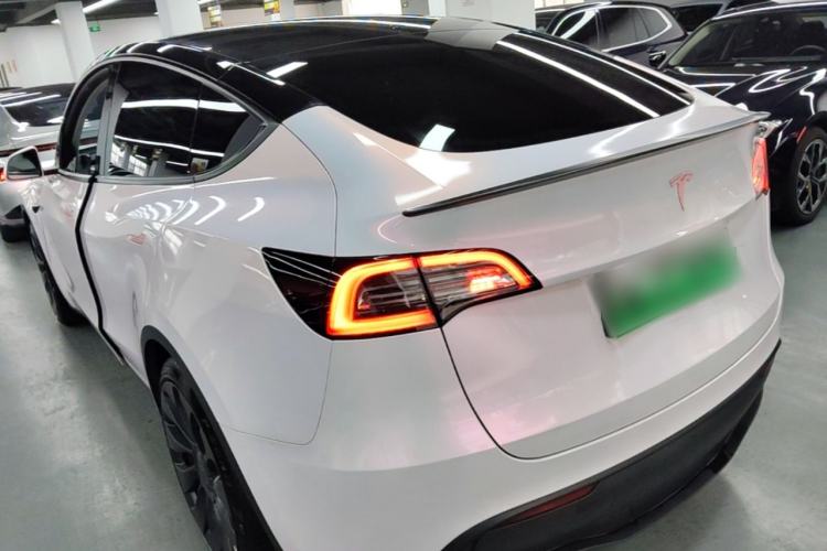 Used Tesla Model Y 2021 Performance High-Performance All-Wheel-Drive Version Rear Left 45 Deg