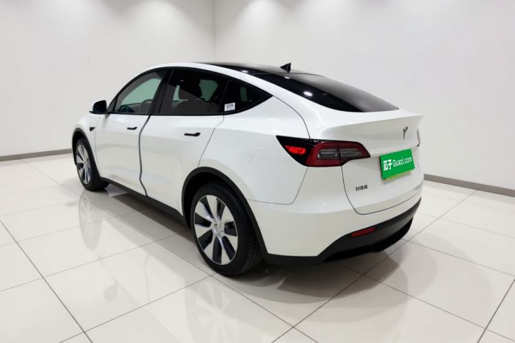 Used Tesla Model Y 2021 Standard Range Rear-Wheel Drive Version Rear Left 45 Deg