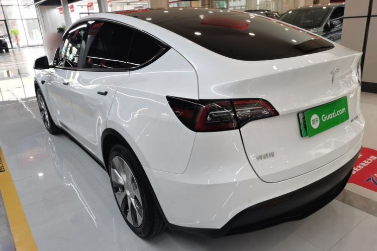 Used Tesla Model Y 2021 Long-Range All-Wheel-Drive Version 3D7 Rear Left 45 Deg