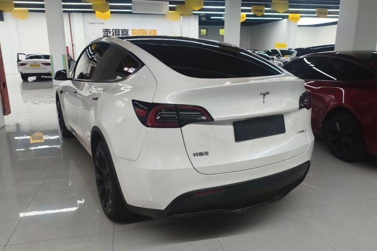 Used Tesla Model Y 2021 Long-Range All-Wheel-Drive Version 3D7 Rear Left 45 Deg