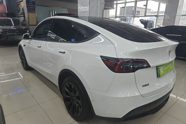 Used Tesla Model Y 2021 Long-Range All-Wheel-Drive Version Rear Left 45 Deg