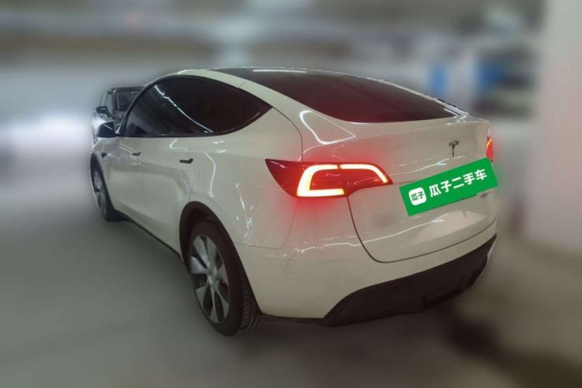 Used Tesla Model Y 2021 Standard Range Rear-Wheel Drive Version Rear Left 45 Deg