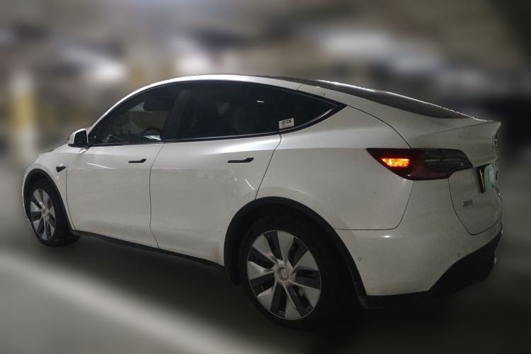 Used Tesla Model Y 2021 Standard Range Rear-Wheel Drive Version Rear Left 45 Deg