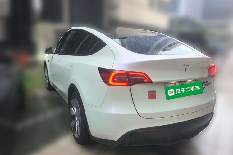 Used Tesla Model Y 2021 Standard Range Rear-Wheel Drive Version Rear Left 45 Deg
