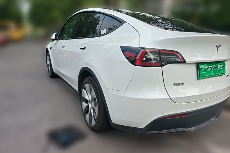 Used Tesla Model Y 2021 Standard Range Rear-Wheel Drive Version Rear Left 45 Deg