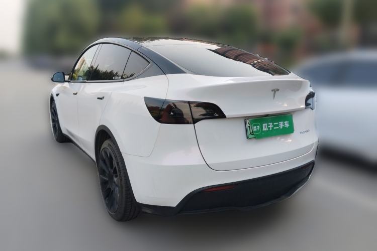 Used Tesla Model Y 2021 Long-Range All-Wheel-Drive Version 3D7 Rear Left 45 Deg
