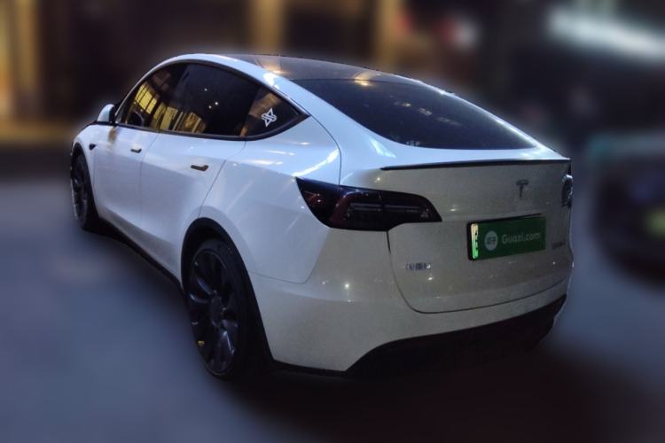 Used Tesla Model Y 2021 Performance High-Performance All-Wheel-Drive Version Rear Left 45 Deg