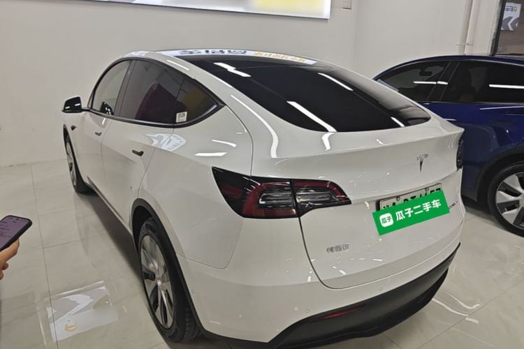 Used Tesla Model Y 2021 Standard Range Rear-Wheel Drive Version Rear Left 45 Deg