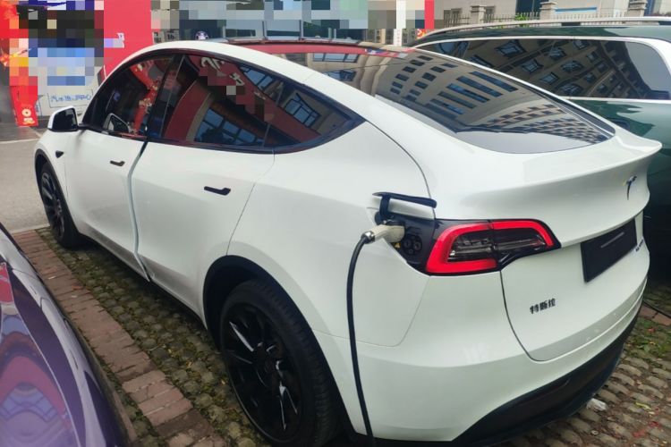 Used Tesla Model Y 2021 Long-Range All-Wheel-Drive Version 3D7 Rear Left 45 Deg