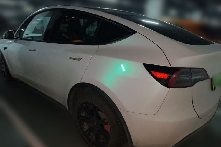 Used Tesla Model Y 2021 Long-Range All-Wheel-Drive Version Rear Left 45 Deg