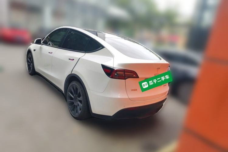 Used Tesla Model Y 2021 Long-Range All-Wheel-Drive Version Rear Left 45 Deg