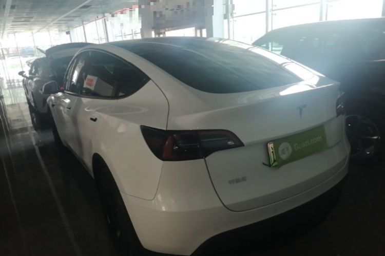 Used Tesla Model Y 2021 Long-Range All-Wheel-Drive Version Rear Left 45 Deg