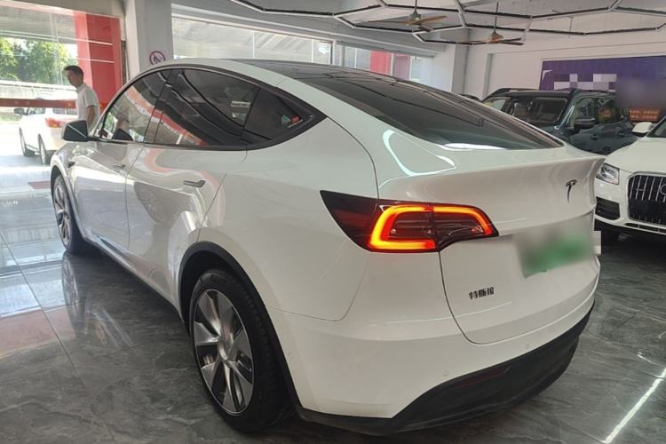 Used Tesla Model Y 2021 Standard Range Rear-Wheel Drive Version Rear Left 45 Deg