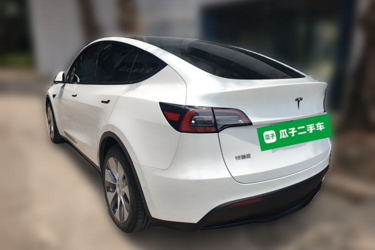 Used Tesla Model Y 2021 Standard Range Rear-Wheel Drive Version Rear Left 45 Deg