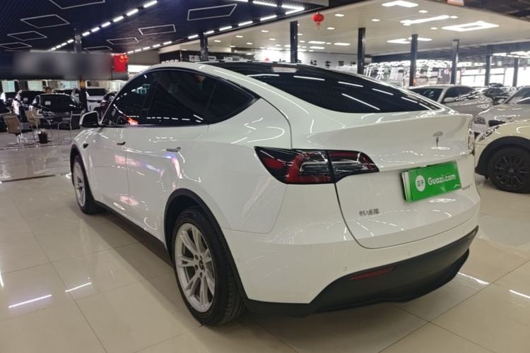Used Tesla Model Y 2021 Long-Range All-Wheel-Drive Version Rear Left 45 Deg