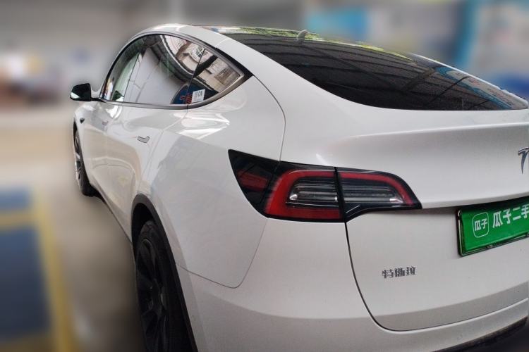 Used Tesla Model Y 2021 Standard Range Rear-Wheel Drive Version Rear Left 45 Deg