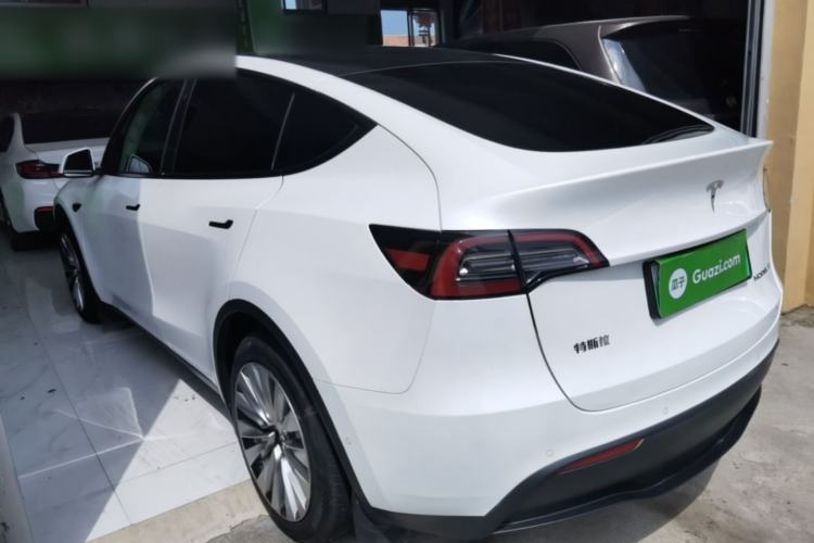 Used Tesla Model Y 2021 Standard Range Rear-Wheel Drive Version Rear Left 45 Deg