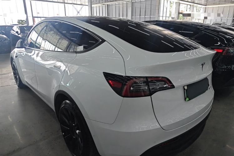 Used Tesla Model Y 2021 Long-Range All-Wheel-Drive Version Rear Left 45 Deg