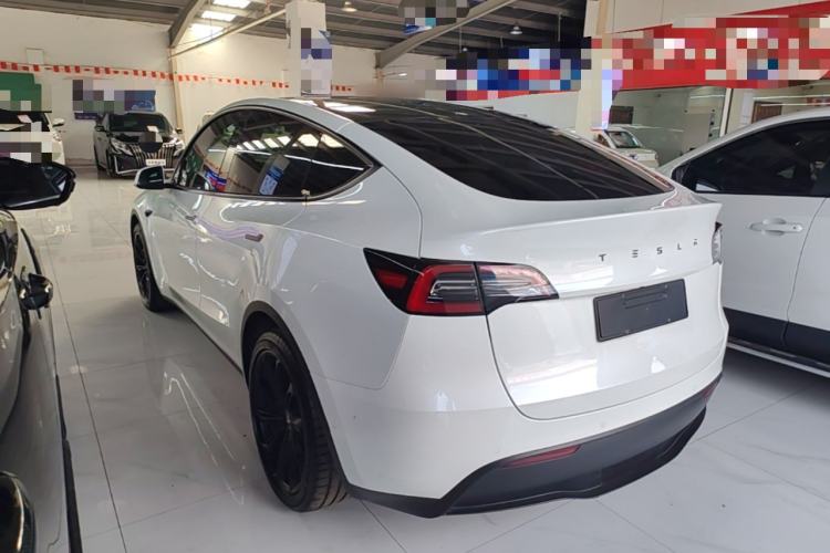 Used Tesla Model Y 2021 Long-Range All-Wheel-Drive Version 3D7 Rear Left 45 Deg