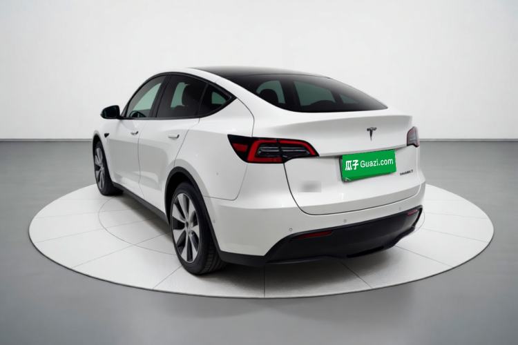 Used Tesla Model Y 2021 Standard Range Rear-Wheel Drive Version Rear Left 45 Deg