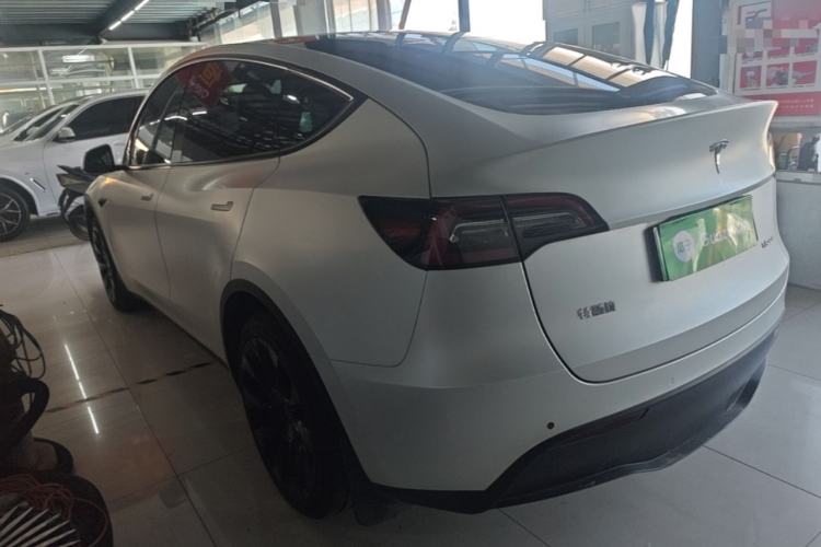 Used Tesla Model Y 2021 Long-Range All-Wheel-Drive Version 3D7 Rear Left 45 Deg