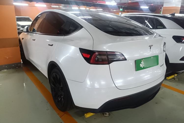 Used Tesla Model Y 2021 Standard Range Rear-Wheel Drive Version Rear Left 45 Deg