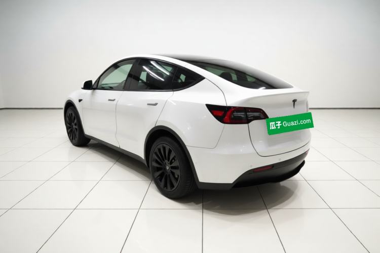 Used Tesla Model Y 2021 Standard Range Rear-Wheel Drive Version Rear Left 45 Deg