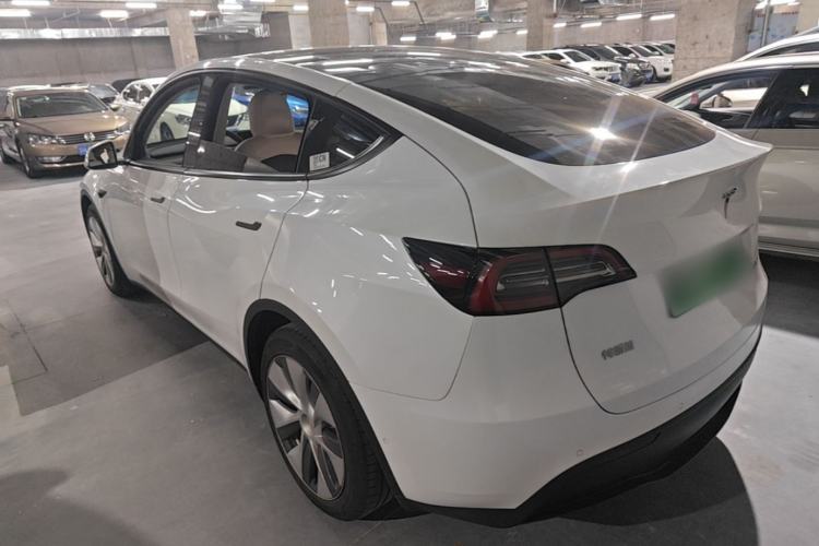 Used Tesla Model Y 2021 Standard Range Rear-Wheel Drive Version Rear Left 45 Deg