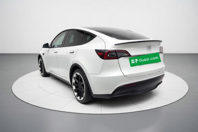 Used Tesla Model Y 2021 Standard Range Rear-Wheel Drive Version Rear Left 45 Deg