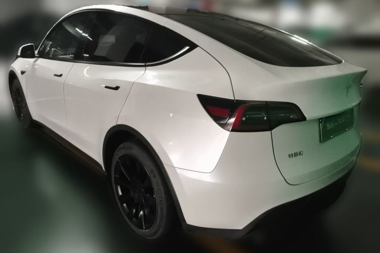 Used Tesla Model Y 2021 Long-Range All-Wheel-Drive Version 3D7 Rear Left 45 Deg