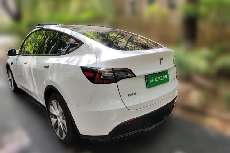 Used Tesla Model Y 2021 Long-Range All-Wheel-Drive Version Rear Left 45 Deg