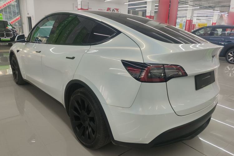 Used Tesla Model Y 2021 Standard Range Rear-Wheel Drive Version Rear Left 45 Deg