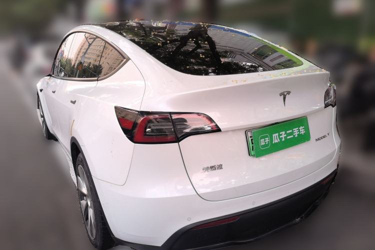 Used Tesla Model Y 2021 Long-Range All-Wheel-Drive Version Rear Left 45 Deg