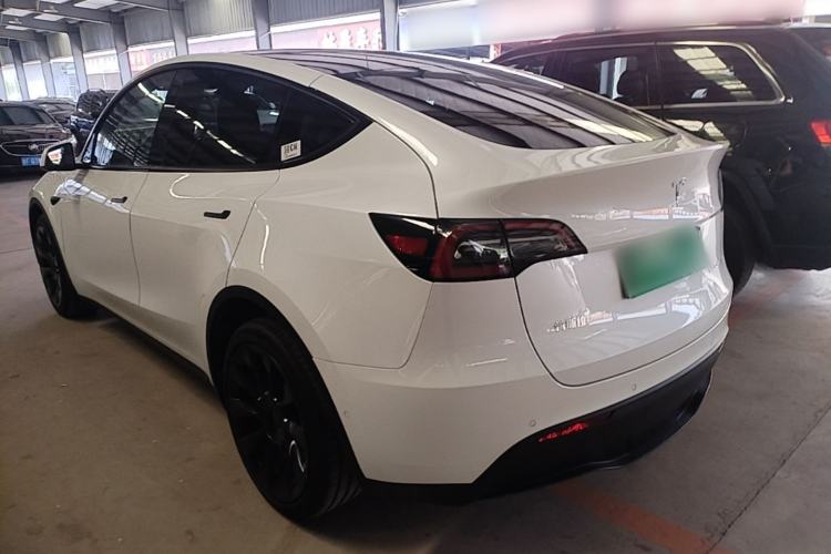 Used Tesla Model Y 2021 Long-Range All-Wheel-Drive Version 3D7 Rear Left 45 Deg
