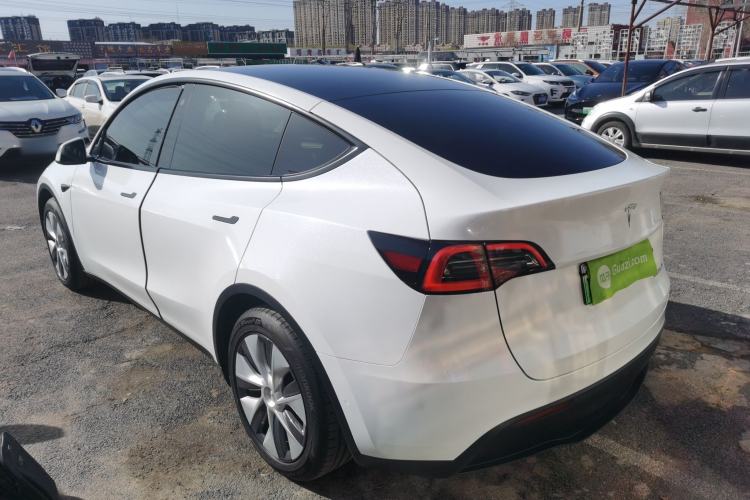 Used Tesla Model Y 2021 Standard Range Rear-Wheel Drive Version Rear Left 45 Deg