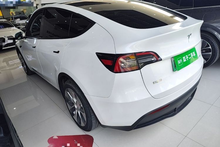 Used Tesla Model Y 2021 Standard Range Rear-Wheel Drive Version Rear Left 45 Deg